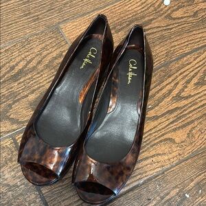Cole Haan Brown Patent Leather Heels
